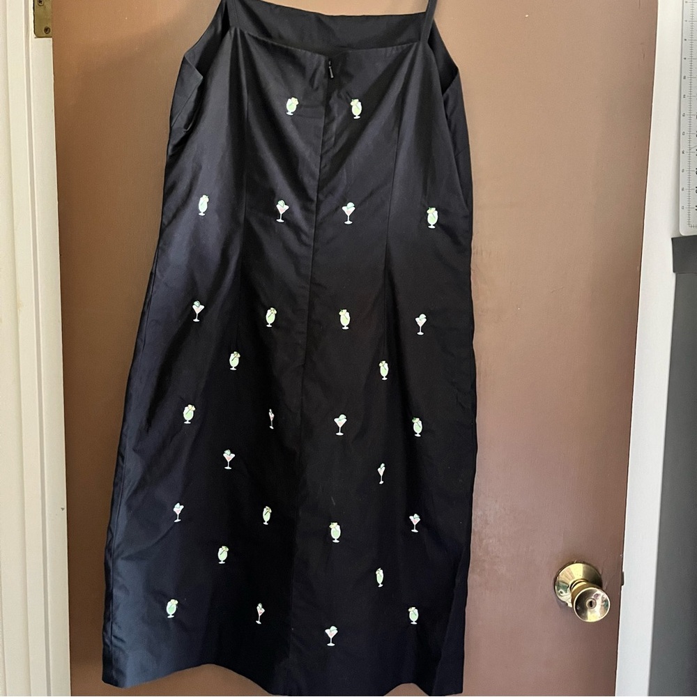 CLOSET CLOSING FINAL PRICE Vintage Cocktail Embroidered 100% cotton Dress - Picture 4 of 7